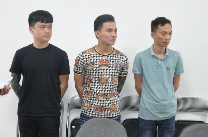 Nhóm đối tượng bị bắt giữ Nhóm đối tượng bị bắt giữ