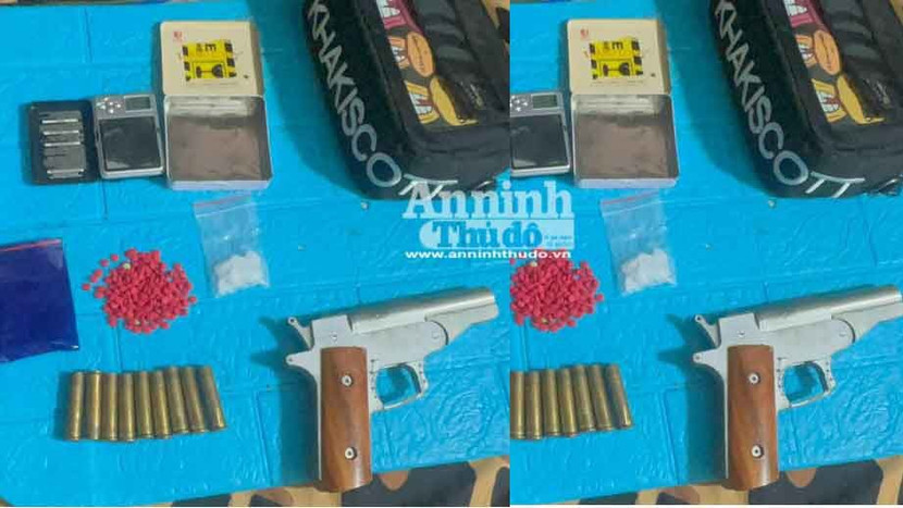 Bắt giữ "cặp bài trùng" chuyên trộm cắp xe máy, phát hiện ma tuý và súng ảnh 2