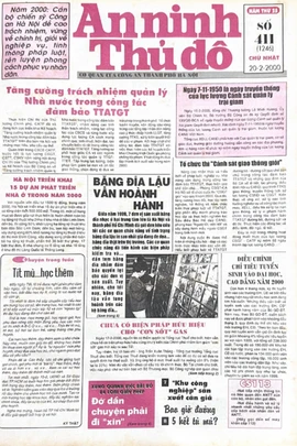 Báo An ninh Thủ đô số 1246 , ngày 20/02/2000