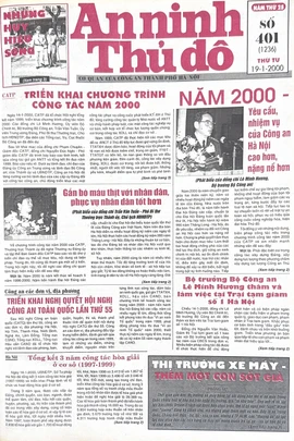 Báo An ninh Thủ đô số 01236, ngày 19/01/2000