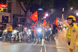 CATP Hà Nội đảm bảo an ninh trật tự sau chiến thắng ngoạn mục tại SEA Games 33 của U22 Việt Nam