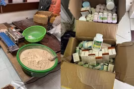 Triệt phá cơ sở sản xuất thuốc Đông y pha trộn Paracetamol