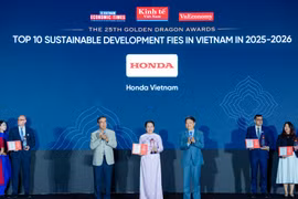 Honda Việt Nam nhận giải thưởng Rồng Vàng 2026