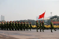 Cùng ngắm lại khoảnh khắc uy nghiêm trong ngày Bộ Công an xuất quân bảo vệ Đại hội Đảng 