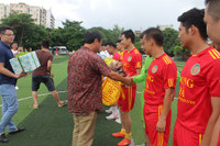 Giao lưu bóng đá, gắn kết tình đồng đội