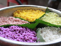 Xôi ngũ sắc: Đặc sản bắt mắt của núi rừng Tây Bắc