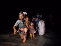 Lật thuyền gần biên giới Bangladesh, 14 người Myanmar thiệt mạng‭