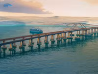 Cây cầu vượt biển hoành tráng kết nối bán đảo Crimea với lục địa Nga