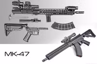 Siêu súng kết hợp giữa hai khẩu súng trường nổi tiếng nhất thế giói AK-47 của Nga và M-16 của Mỹ