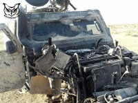 [ẢNH] Xe bọc thép Nga chuẩn NATO bị trúng mìn của quân đội Syria