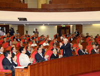 Hình ảnh Ban Bí thư TW Đảng gặp mặt cán bộ lãnh đạo nghỉ hưu