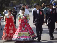 Hình ảnh ít biết và những điều đặc biệt về đám cưới tại Triều Tiên