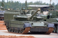 [ẢNH] Xe tăng bay cực mạnh T-80BVM Nga có đủ sức đối đầu với T-84 Oplot-M của Ukraine?