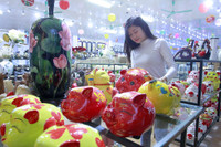 Lợn đất Bát Tràng rộn ràng đón xuân