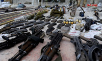 [ẢNH] Khủng bố tiếc nuối khi kho vũ khí lớn chôn giấu ngay trong thủ đô bị Syria thu giữ