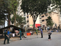 Cận cảnh bên trong khu cách ly tập trung Pháp Vân - Tứ Hiệp