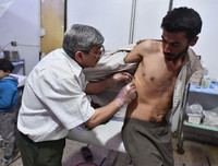 Những hình ảnh ít người biết bên trong bệnh viện ngầm ở Douma, Syria