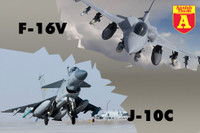 [ẢNH] J-10C mới nhất của Trung Quốc không phải là đối thủ của F-16V Đài Loan?