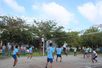 Đánh bóng chuyền sáng mùng 2 Tết ở Trường Sa