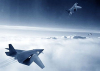 [ẢNH] Trung Quốc bất ngờ ra mắt UAV tàng hình nhằm phá thế trận của 'chiến thần' F-22 Mỹ