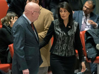 Đại sứ Nga - Mỹ tranh luận gay gắt tại Liên Hợp Quốc sau vụ không kích Syria