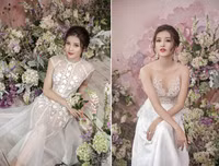 Á hậu Huyền My quyến rũ với đầm trong suốt
