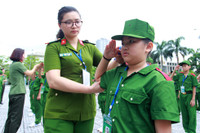 Học làm chiến sĩ Công an