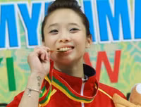 Chân dung đẹp của cô gái vàng Wushu vừa mang vinh quang cho thể thao Việt Nam