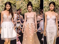 Á hậu Huyền My quyến rũ với đầm trong suốt