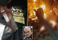 [ẢNH] Đặc nhiệm Mỹ kéo thi thể tướng Iran khỏi xe sau khi bị trúng tên lửa