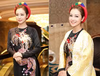 Diện áo dài trăm triệu đồng, Jennifer Phạm 
