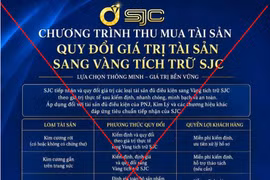 Cảnh báo các fanpage giả mạo Công ty SJC, lừa thu đổi kim cương