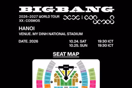 BIGBANG World Tour tại Mỹ Đình công bố 10 hạng vé, thấp nhất 1 triệu đồng