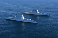 [ẢNH] Khu trục hạm USS Michael Monsoor diễn tập điều khiển khí tài không người lái 