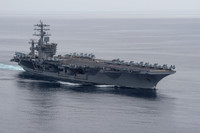[ẢNH] Mỹ bất ngờ rút tàu sân bay USS Nimitz khỏi Trung Đông