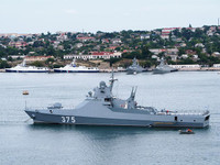 [ẢNH] Hải quân Nga triển khai tàu tuần tra Dmitry Rogachev đến Syria