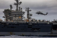 [ẢNH] Mỹ bất ngờ rút tàu sân bay USS Nimitz khỏi Trung Đông