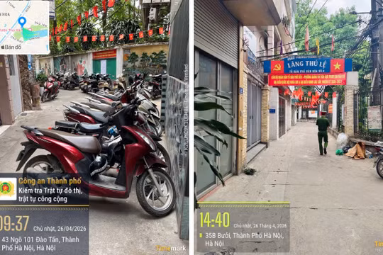 Xử lý tình trạng giữ xe tự phát, cản trở lưu thông trước cổng Vườn thú Hà Nội