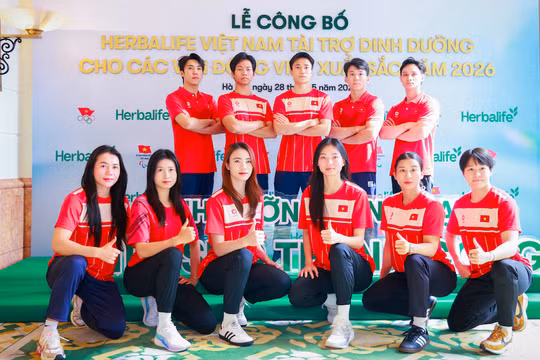 Herbalife tài trợ dinh dưỡng cho 150 vận động viên xuất sắc Việt Nam