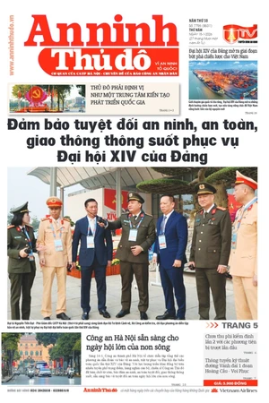 Báo An ninh Thủ đô số 7796, ngày 15/1/2026