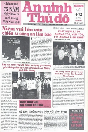 Báo An ninh Thủ đô số 01297, ngày 21/6/2000