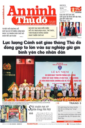 Báo An ninh Thủ đô số 7818, ngày 6/2/2026