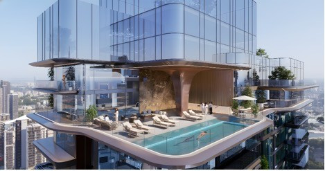 Bộ sưu tập dinh thự trên không mang tinh thần bespoke với các tiện ích độc quyền, cùng nội thất đến từ những thương hiệu haute couture huyền thoại hay các biểu tượng siêu xe hàng đầu thế giới.