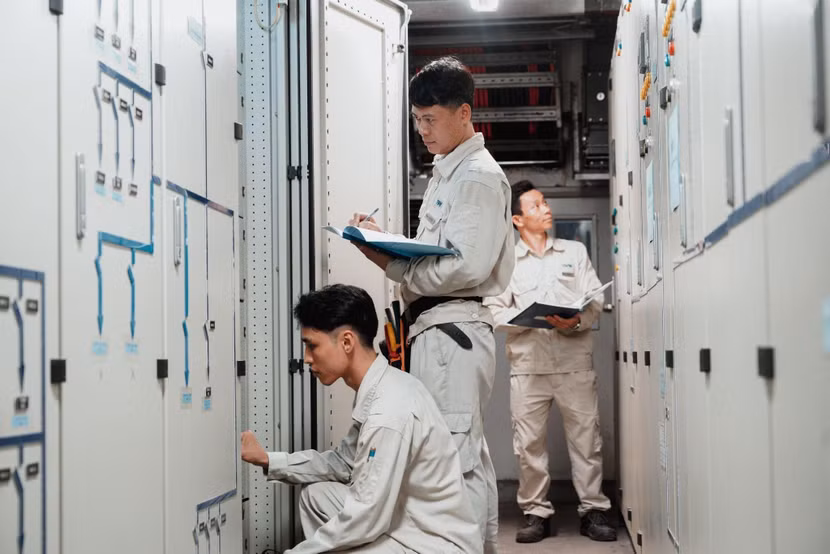 Tại các dự án do TNPM vận hành, hệ thống kỹ thuật tòa nhà được kiểm tra định kỳ theo quy trình chuẩn hóa với danh mục chi tiết.