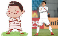 Ngắm lại bộ ảnh vẽ ngộ nghĩnh của các tuyển thủ U23 Việt Nam