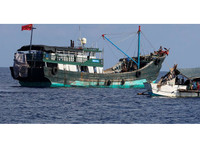 [Ảnh] Vụ hải táng 3 thuyền viên thổi bùng căng thẳng ngoại giao Indonesia - Trung Quốc