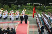 [Ảnh] Toàn cảnh lễ đón chính thức Chủ tịch Triều Tiên Kim Jong-un tại Phủ Chủ tịch