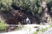 Những hình ảnh đầu tiên về quá trình Triều Tiên cho nổ bãi thử hạt nhân Punggye-ri