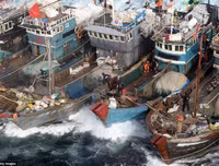 [Ảnh] Vụ hải táng 3 thuyền viên thổi bùng căng thẳng ngoại giao Indonesia - Trung Quốc