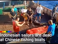 [Ảnh] Vụ hải táng 3 thuyền viên thổi bùng căng thẳng ngoại giao Indonesia - Trung Quốc